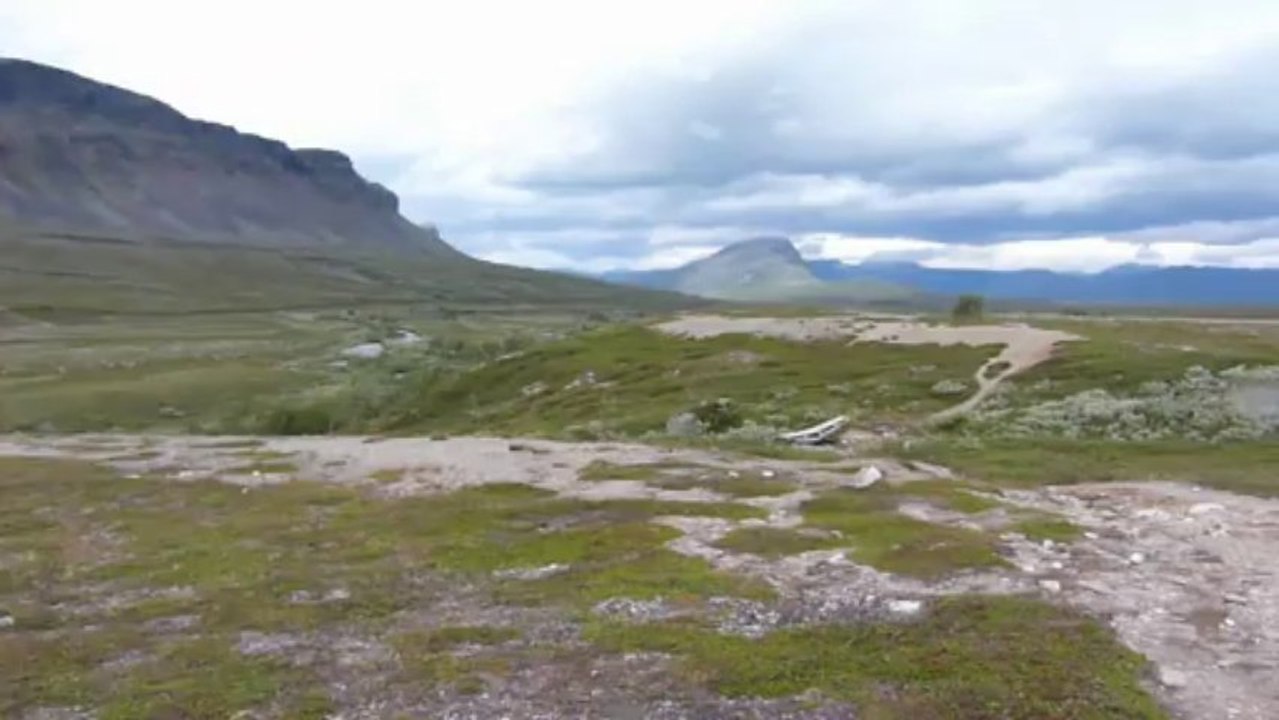 panoramique - plateau au dessus de saltoluokta