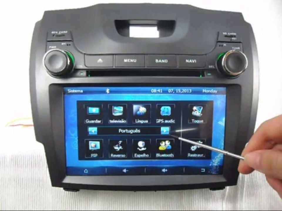 Chevrolet S10 Car DVD Player Radio GPS Navigation Bluetooth TV