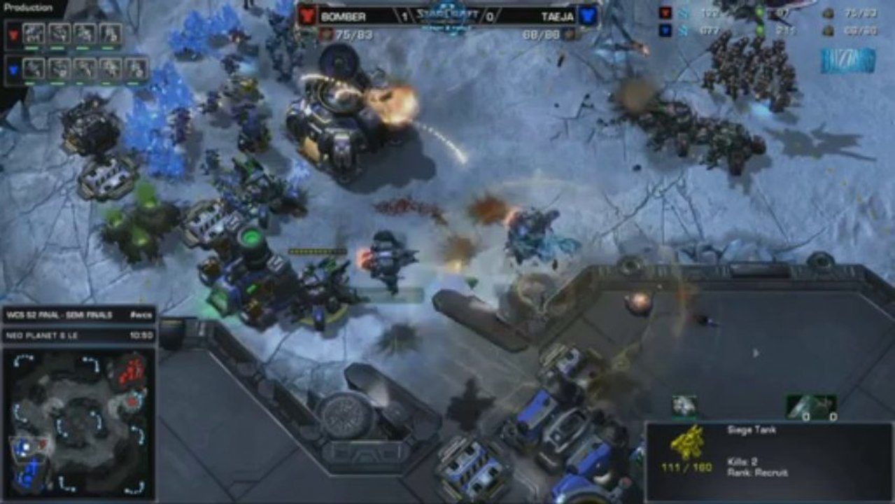 TaeJa vs Bomber - Game 2 - WCS 2013 Season 2 Finals RO4 Starcraft 2