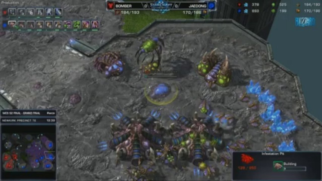 Jaedong vs Bomber - Game 1 - WCS 2013 Season 2 Finals - Grand Final - Starcraft 2