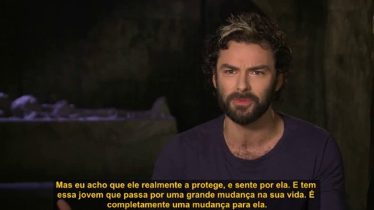 Aidan Turner fala sobre seu personagem.