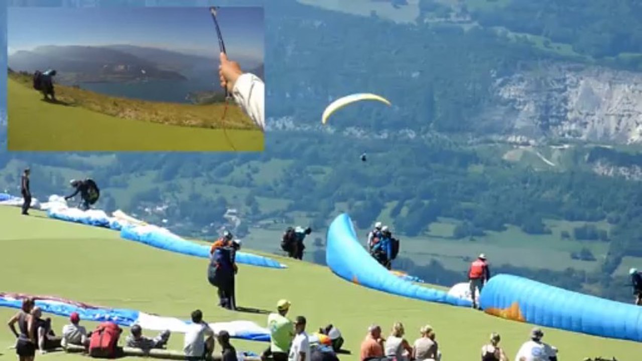 PARAPENTE Annecy (thorax gopro)