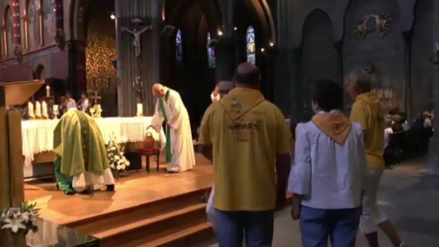 LES W-D.D. MICHOU NEWS - 25 AOUT 2013 - HESTIV'OC - LA MESSE EN BEARNES EN L'EGLISE SAINT MARTIN .