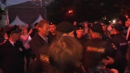 Russian opposition leader freed after brief detention