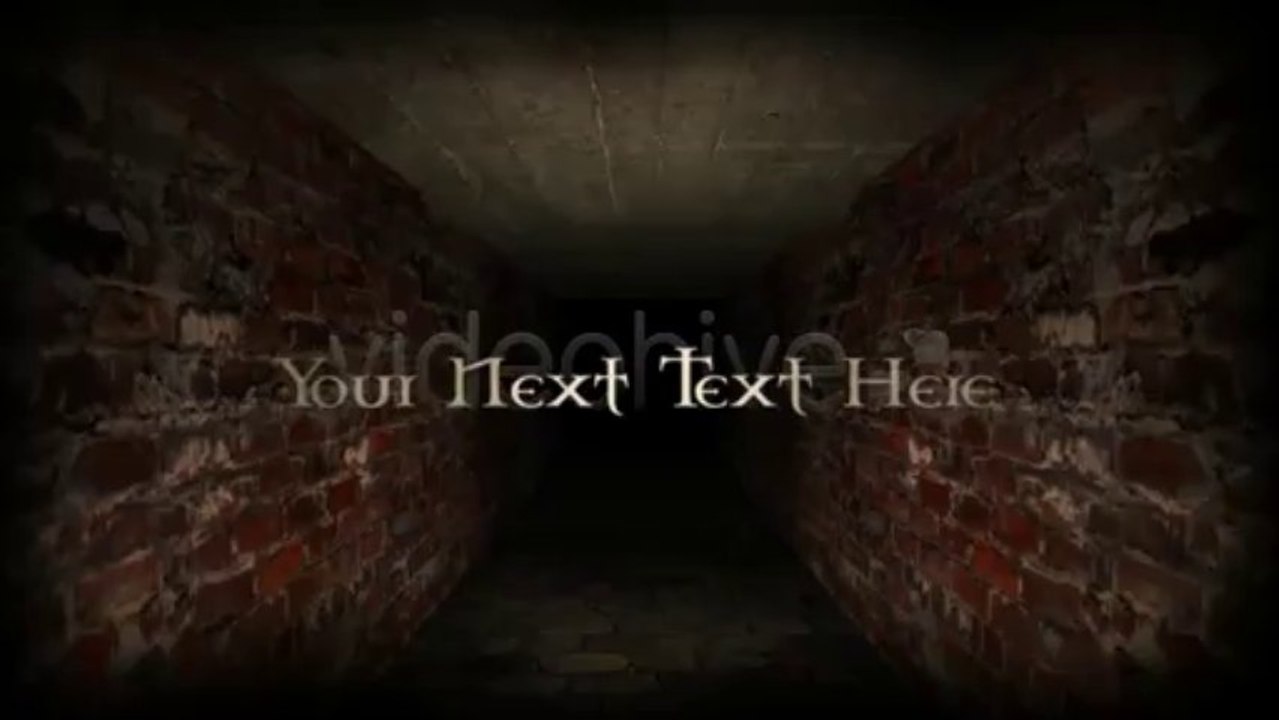 Scary Tunnel - After Effects Template