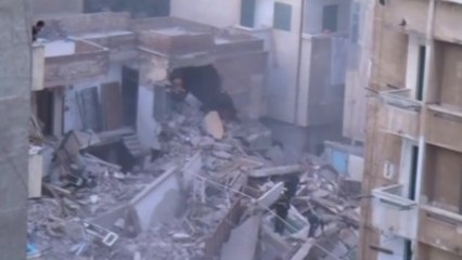 Seven-story building collapses in Egyptian city of Alexandria