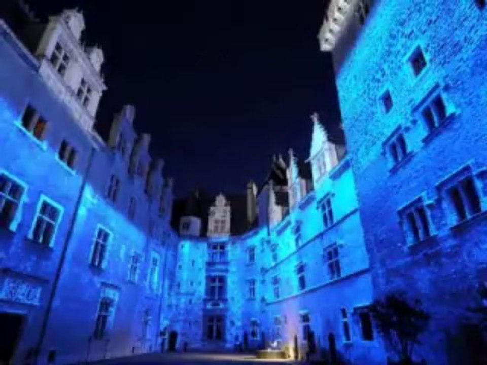 Pau Castle Light Show