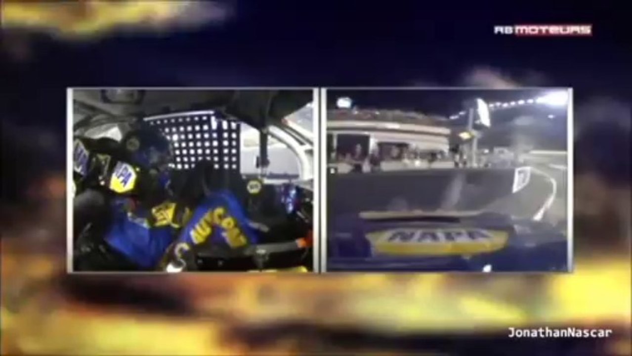 Multi Car crash Bristol 2013 NASCAR Sprint Cup