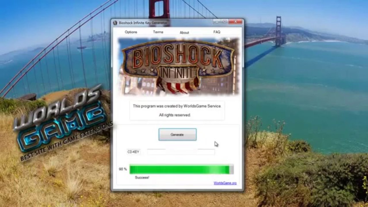 Bioshock Infinite keygen now