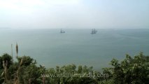 Goa-Aguada fortess-drilling of oil offshore