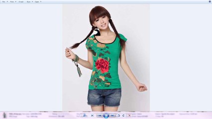เสื้อยืดแฟชั่นขายส่ง นำเข้า ไซส์XL สีเขียว - พร้อมส่งBO7000 ราคา550บาท