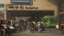Govindpuri-metro station-traffic-1