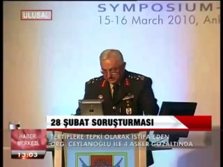 28 ŞUBAT SORUŞTURMASI : 5 SUBAY GÖZALTINDA.