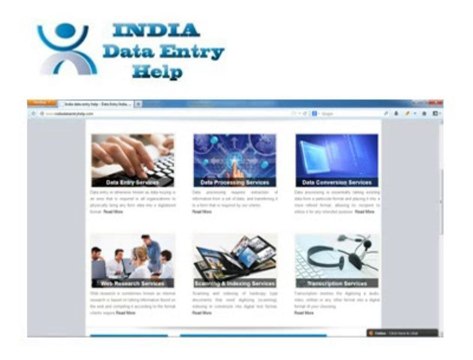 Outsource data entry Services From India Data Entry Help