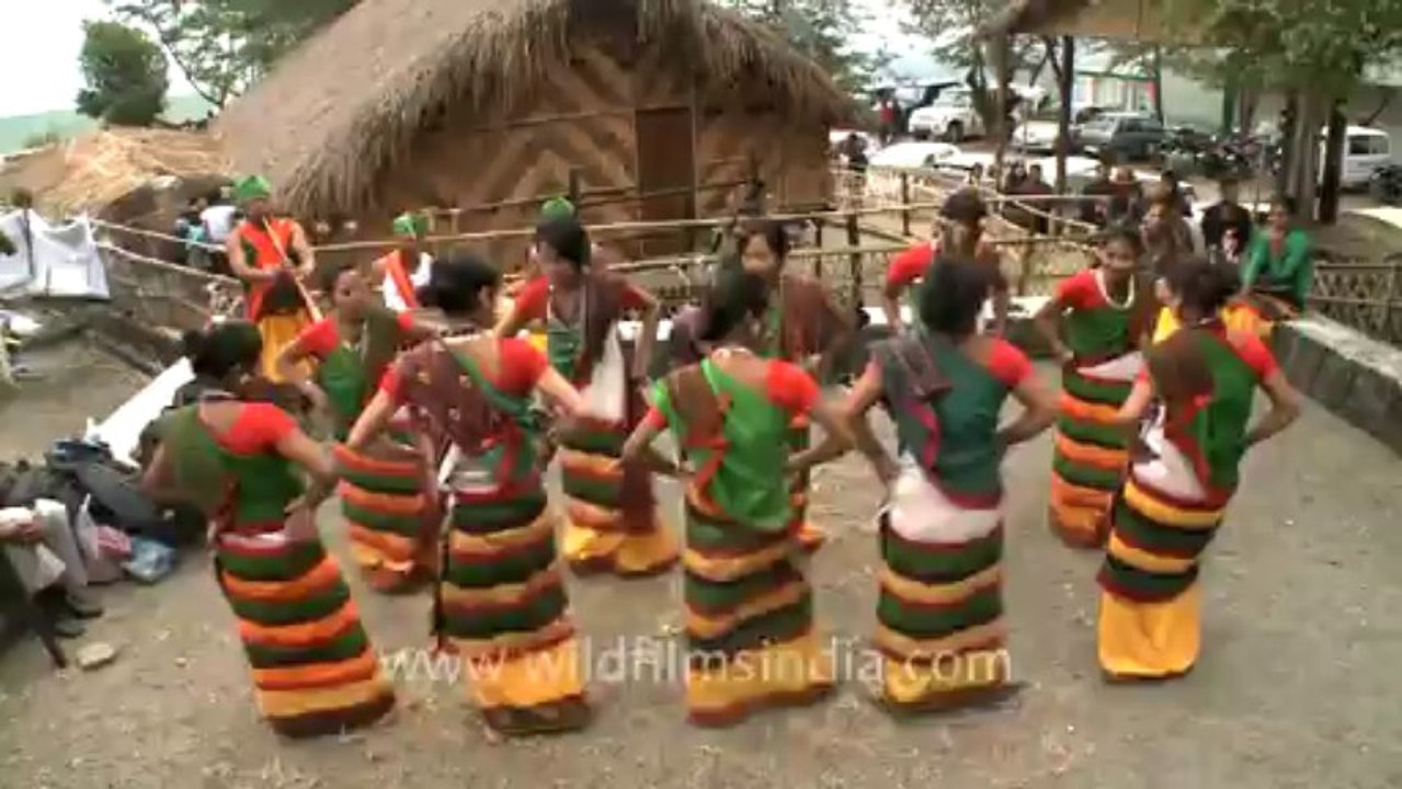 Nagaland-hornbill festival-Druming