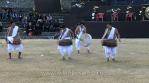 Nagaland-hornbill festival-Manipuri pung cholom-2