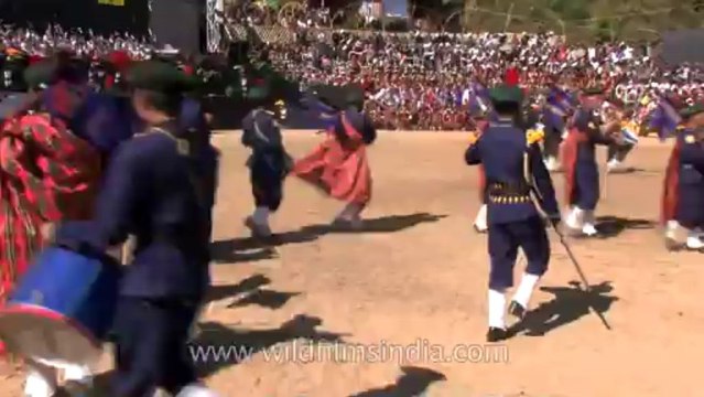 Nagaland-Hornbill festival-opening ceremony-19-Nagaland piper