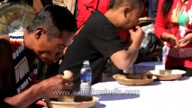 Nagaland-Hornbill festival-Pork fat eating competition-3