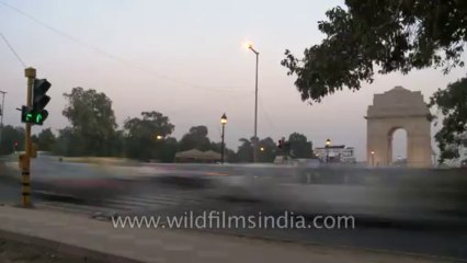time lapse-india gate-2
