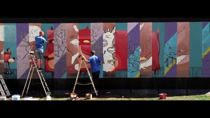 Histoire d'un Mur // Acte 9 : Lksir, Ryngar & Erza vu par Marc Picavez