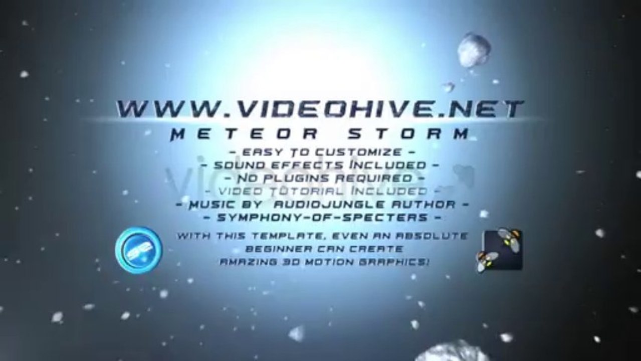 Meteor Storm - After Effects Template