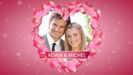 Heart of petals - Wedding opener - After Effects Template
