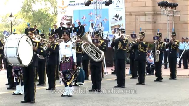 IAF-platinum jubilee-hdv-tape 1-16-Sri lanka air force band