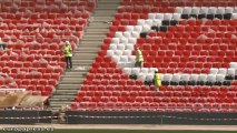 El nuevo estadio San Mamés ya tiene césped