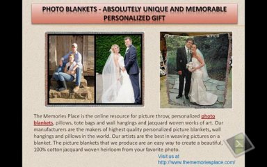 Decorative Picture Blanket Make Excellent Welcome Gifts