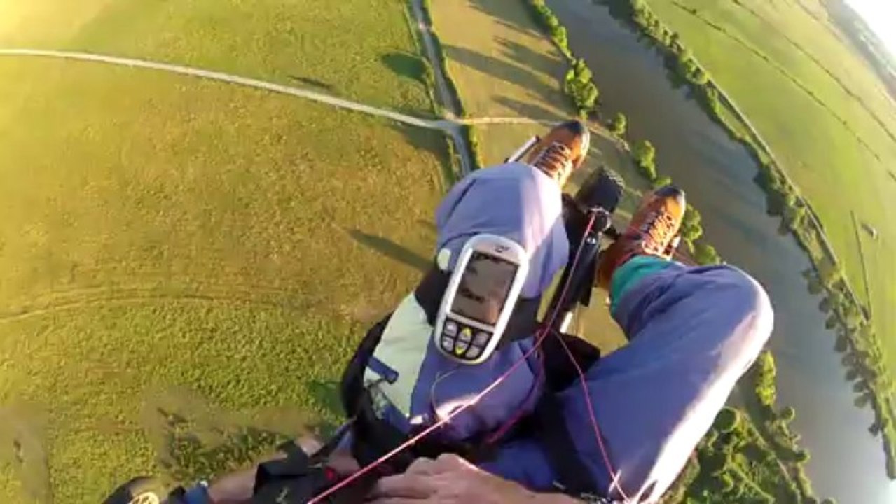 Paramoteur : décollage avec Semi A Assiste