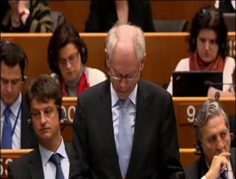 Van Rompuy au Parlement européen