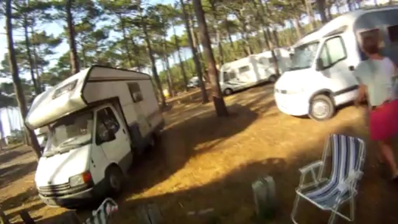 vacances en camping car filmé en gopro