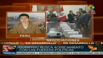 Gobierno peruano comienza diálogo político