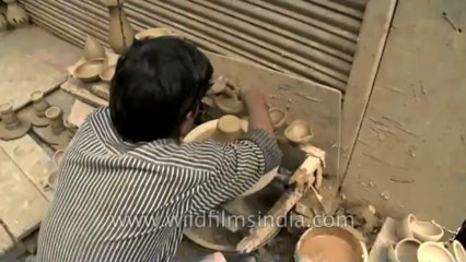 Diwali-Pahar Ganj-pottery making-5