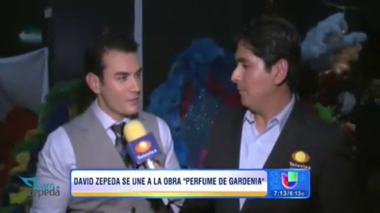 David Zepeda @davidzepeda1 se une a la obra "Perfume de Gardenia" @PerfumeGardenia || DA