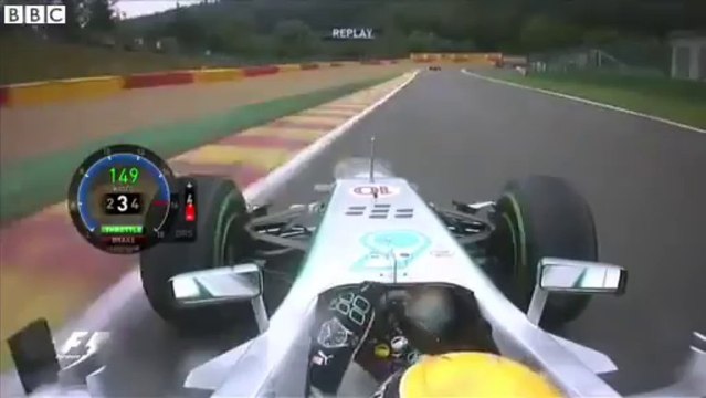 Lewis Hamilton Q3 Pole Position Lap Belgian GP 2013