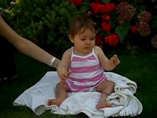 dans le jardin de grand mamie!