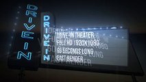 Drive-In Cinema Theater Display - After Effects Template