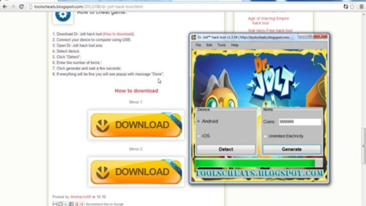Dr. Jolt™ hack tool
