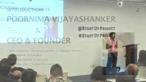 Poornima Vijayashanker, Founder & CEO, BizeeBee & Femgineer, speaks at Startup Product Summit SF1.