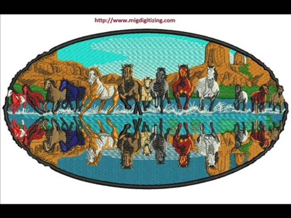 Embroidery digitizing