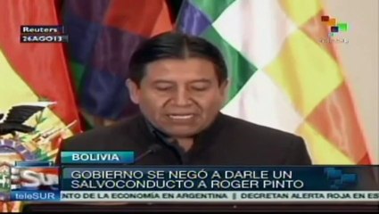 Bolivia pedirá a Brasil extradición del senador Roger Pinto