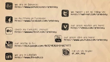 Handwritten Socials (Lower thirds) - After Effects Template