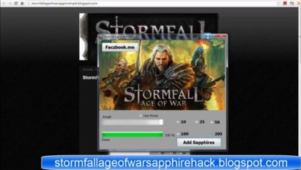 StormFall Age of War Sapphire Hack Generator