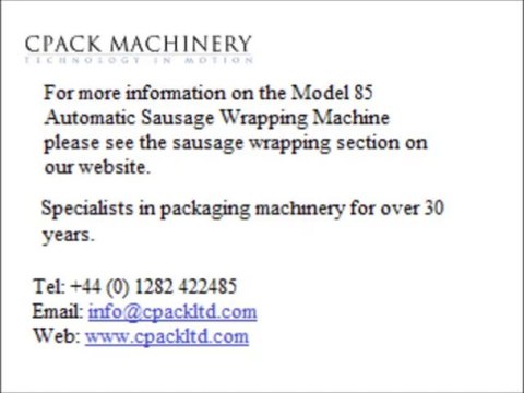 Automatic Sausage wrapping machine Packaging machinery