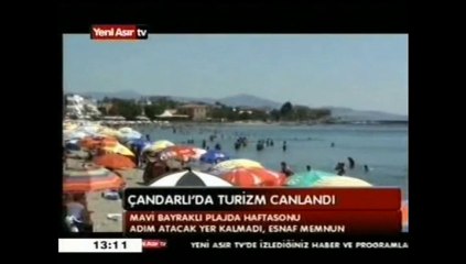 ÇANDARLI'DA TURİZM CANLANDI - YENİASIR TV