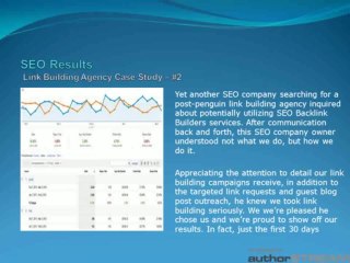 SEO Backlink Builders - Post Penguin Link Building Agency