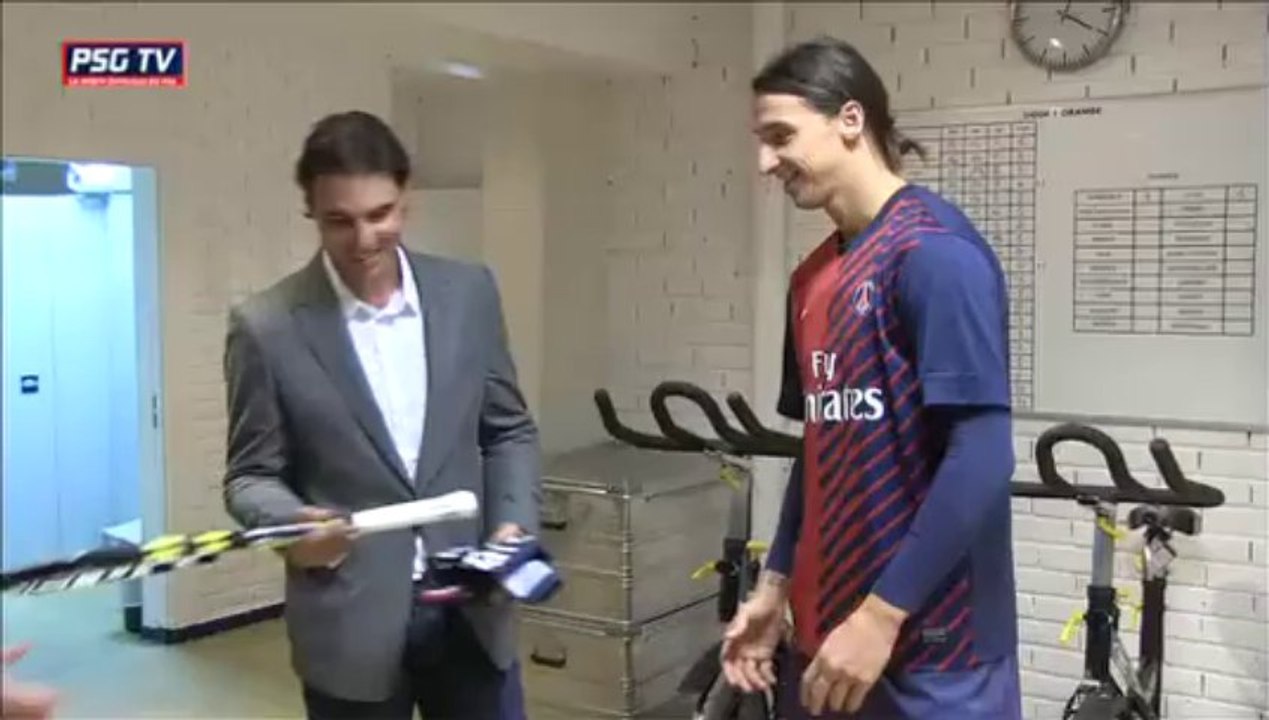 Paris-Reims : Nadal dans le vestiaire parisien