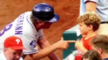 Rockies First Base Coach Rene Lachemann Gives Young Fan Life Lesson Speech!