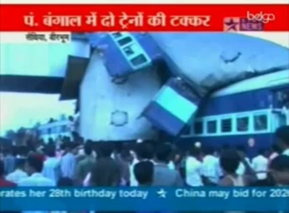 Collision mortelle entre deux trains en Inde